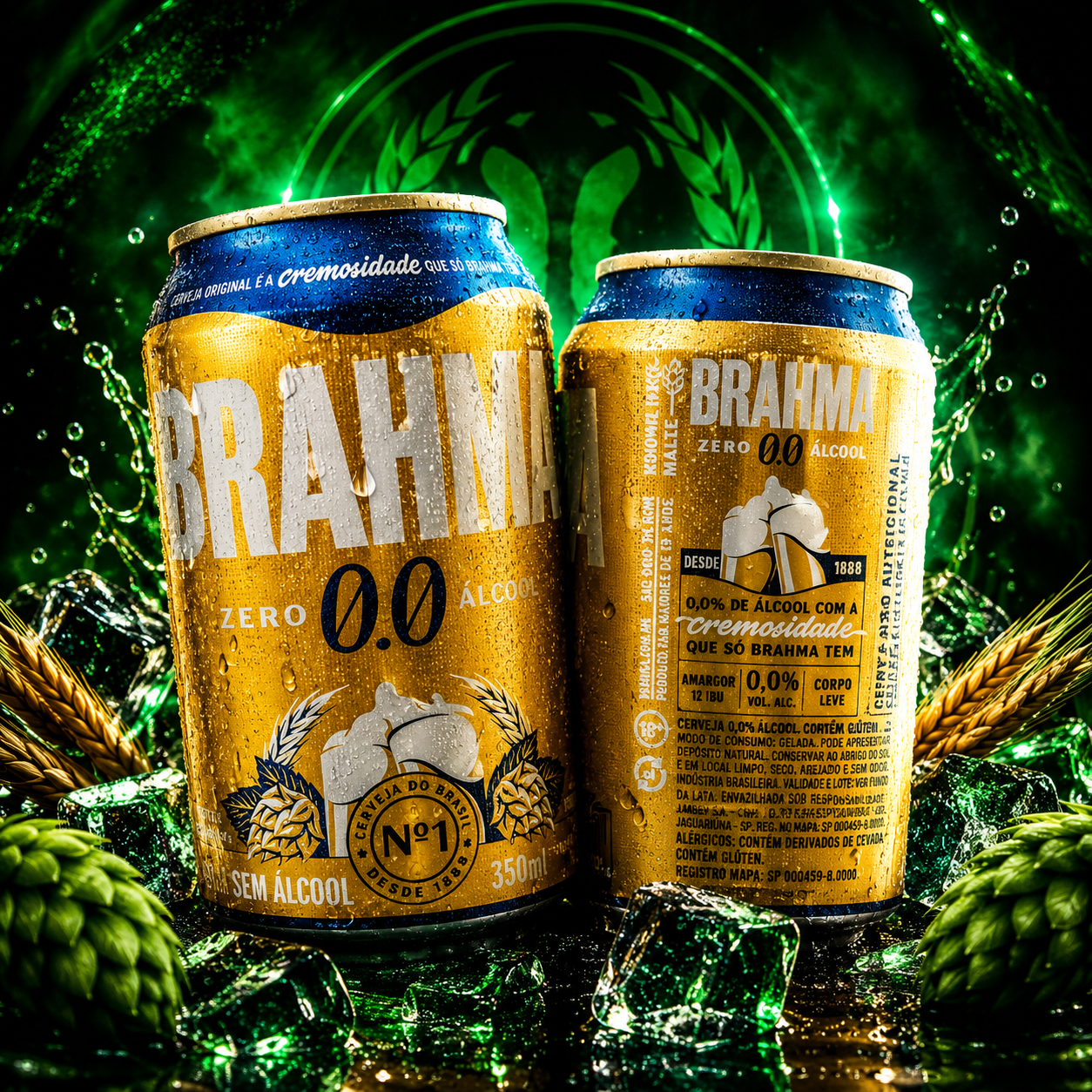 Brahma Zero Lata 350ml