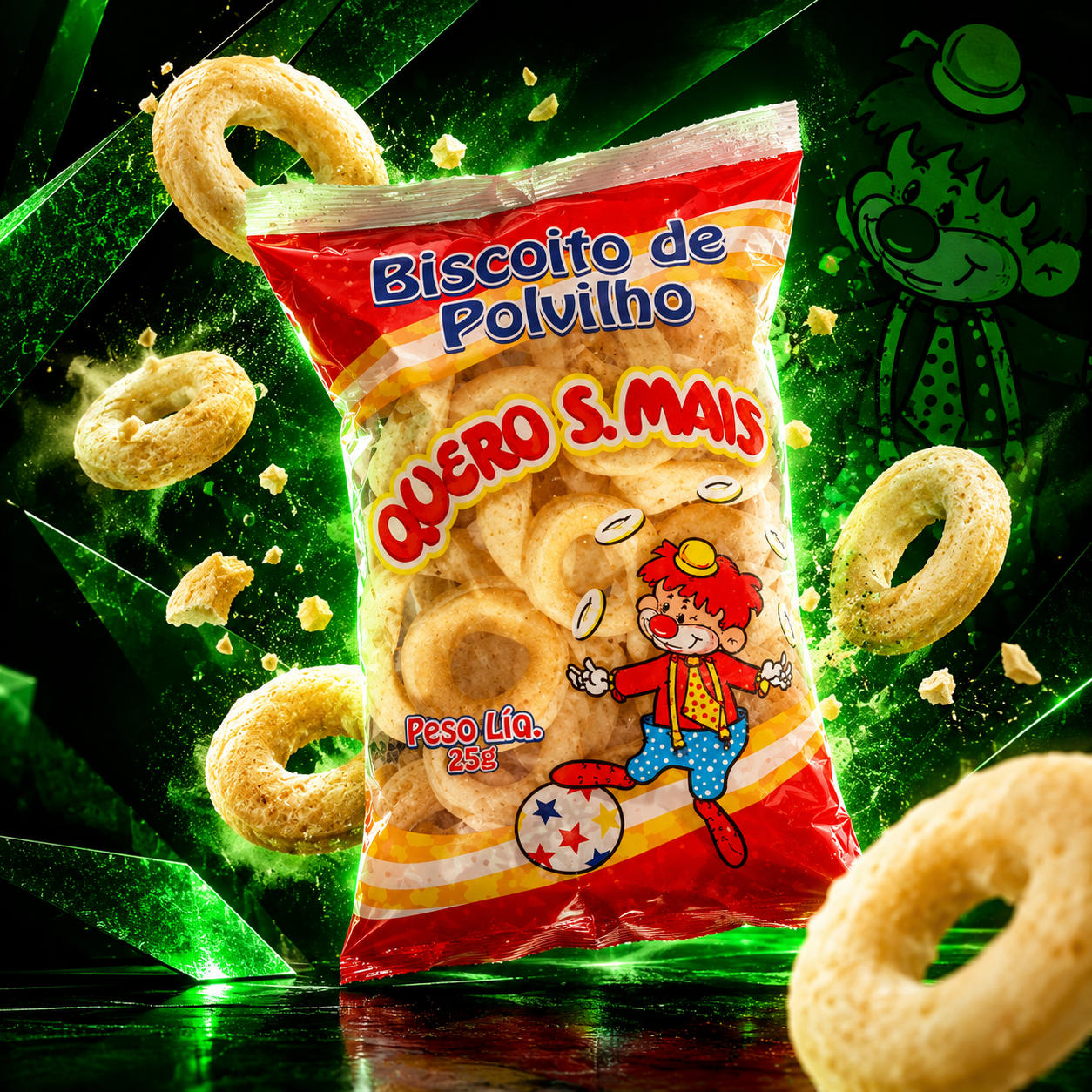 Biscoito de Polvilho Quero S. Mais 25g